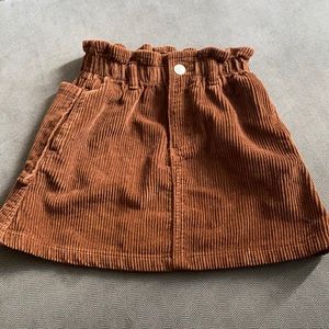 Girls corduroy skirt
